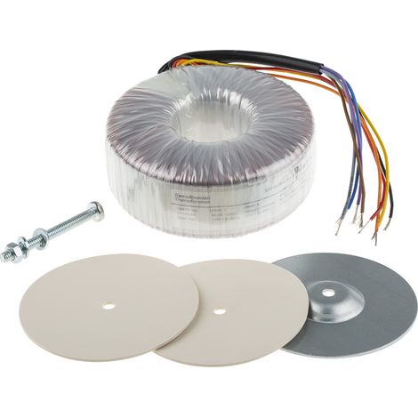 Transformateur torique RS PRO, 2 x 115V c.a. 2 x 115V c.a., 200VA ( Prix pour 1 ) (1/3)