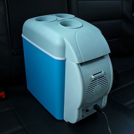 Glacière de voiture 12V mini frigo portable refroidissement rapide pour soins peau boissons nourriture cosmétiques maison auto 7.5L (1/5)