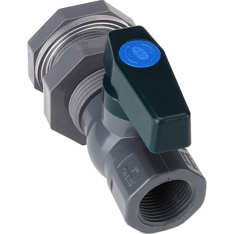 Kit de robinet de baril de pluie en PVC, Installation facile, robinet d'eau de jardin pour l'extérieur 1 po DN25 (1/5)