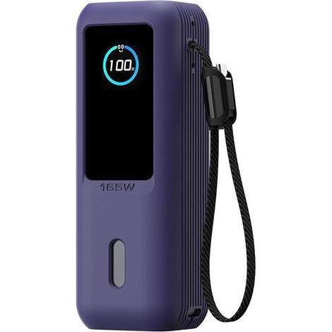 Étui de protection en silicone pour SIKAI CASE, compatible avec la batterie externe Anker 165 W 25 000 mAh (avec emplacement pour carte SD/SIM) - Protection pour les voyages - Étui inclus uniquement (1/3)