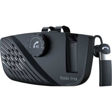 SP16 Car Sun Visor Hands-free Wireless Earphone with Instant Switch for Private Calls, Vibration Power On/Off, Bluetooth Earphone (1/4)