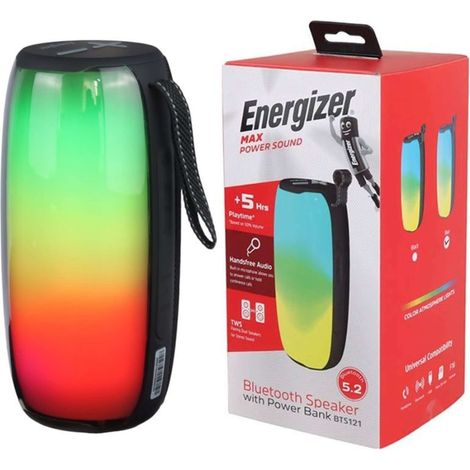 ENERGIZER SPEAKER BT + 1800MAH PORTABLE FM, MICRO SD CARD & USB