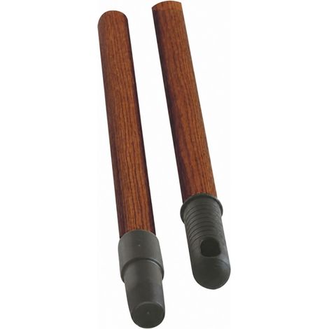 Stiel aus lackiertem Holz 1.30m