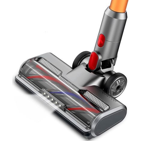 Cepillo turbo motorizado con iluminación LED, compatible con Dyson V7, V8, V10, V11 y V15, parquet y baldosas (1/4)