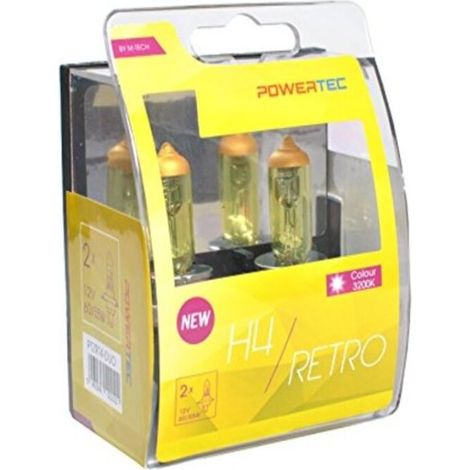 2 Ampoules Halogene H4 60-55w Jaune