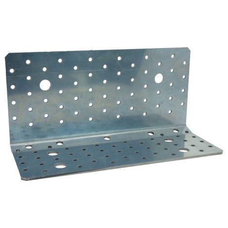 Simpson Strong Tie – Équerre de fixation renforcée AB255HD 123x100mm – épaisseur 3mm – pour construction CLT – résistance aux sollicitations latérales (1/5)
