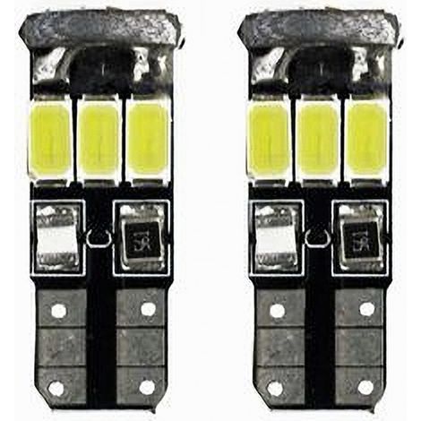 TRADE SHOP - Lampadine Di Posizione T10 Maxtech T-105630 12v 9led Canbus Ultra Luminose 6000k - (1/2)