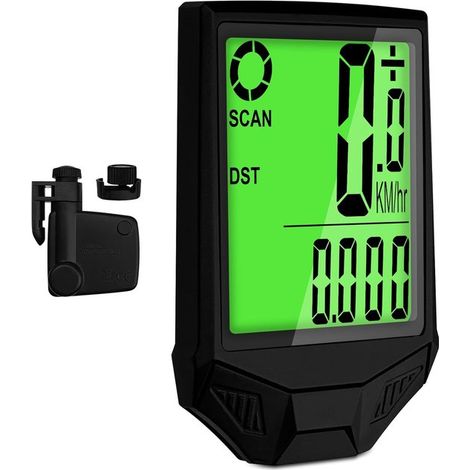 Ciclocomputador inalámbrico - Navegación GPS para bicicleta - Ciclismo deportivo - Pantalla táctil LCD - 98 gramos - Negro (1/5)