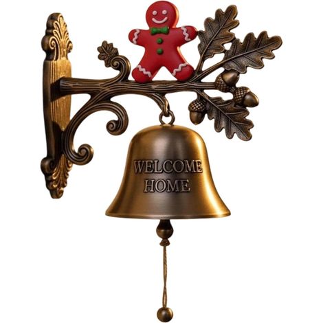Cloches Décoratives De Noël Décoration Saisonnière Ferme Vintage Pour Les Grelots Décoratifs Pour Déco Noël Décoration Vintage Ferme Fêtes Saisonnière Jardin Entrée Cuisines (1/5)