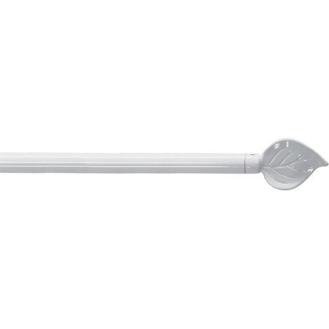 Tringle Déco Extensible "Folia" 60-80cm Blanc