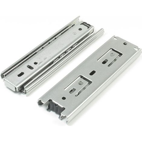 3-Fach Kugellager Teleskop Unterschrank Schublade Läufer Glissières 15,2 cm de (1/2)