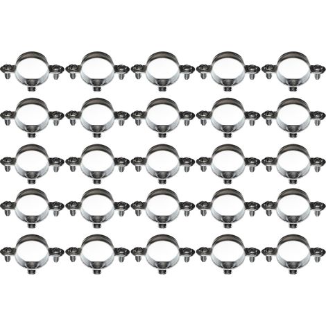 Boîte plastique de 25 colliers simple métallique pour tube Ø55 - Ram (1/2)
