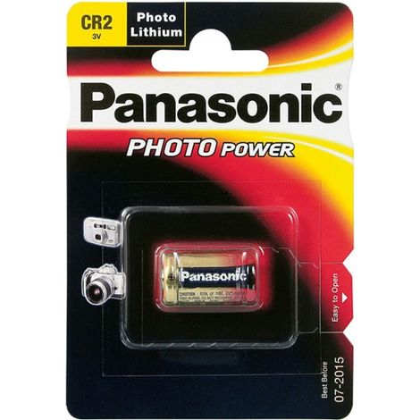 BATTERIA al litio per FOTOGRAFIA CR2 Panasonic 3V