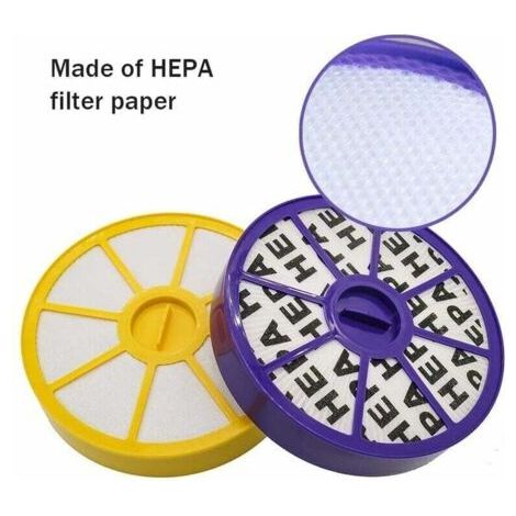 Kit de filtre HEPA avant et arrière pour Dyson DC05 DC08 DC15 DC19 DC20 DC21 remplacement de l'aspirateur du moteur inférieur supérieur avant