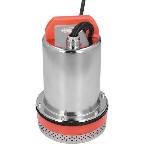 Pompe submersible 12V acier inoxydable LSNPP-12 300W débit 3m³/h hauteur 10m pour chantier et irrigation agricole (1/5)