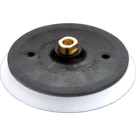 Festool – Plateau de ponçage 180mm M14 – Pour surfaces planes et arrondies – Utilisation universelle – Filetage M14 (1/6)