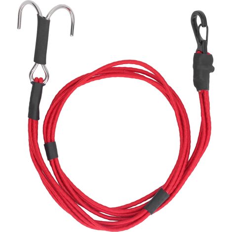 Sangle élastique de remorquage RC avec crochets pour voitures 1/10 et 1/8, rouge - Récupération et traction élastique (1/5)