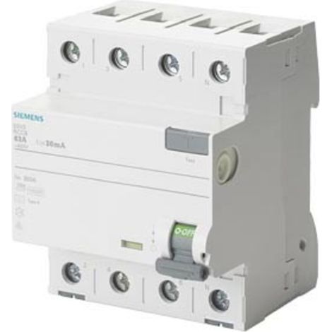 Siemens 5SV33443 5SV3344-3 FI-Schutzschalter F 40 A 0.03 A 400 V (1/3)