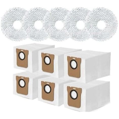 Sac à poussière pour aspirateur Xiaomi Mijia Omni 1s B101CN B116, pièces détachées pour Dreame L20 Ultra S10 S10 Pro, chiffon de nettoyage (1/5)