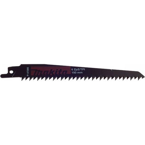 MAKITA P-47086 SIERRA DE SABLE 150MM CORTE RÁPIDO 6TPI 5PCS