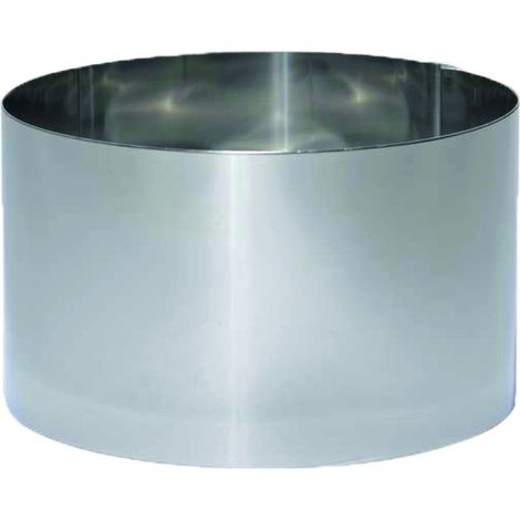 Cercle haut pour pain surprise panettone et wedding cake inox 16 cm et 10 cm de haut
