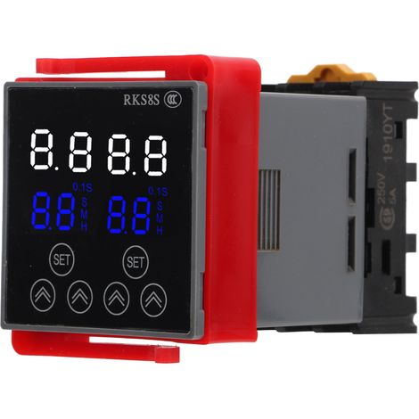 Minuteur à Retard LCD Multifonction avec Boîtier PP Ininflammable pour Équipements Automatisés 110V AC (1/5)