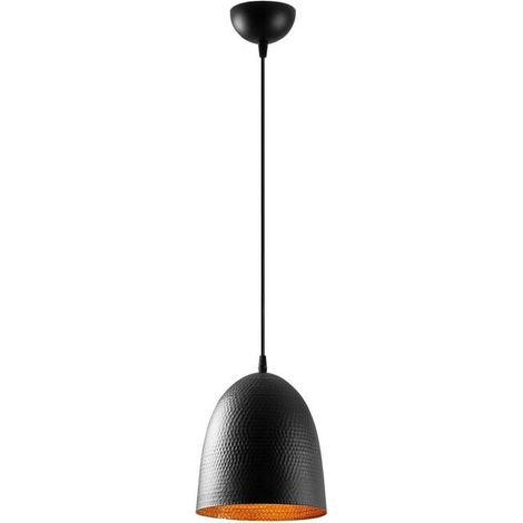 [NEUWERTIG] B-Ware Opviq Hängeleuchte Tattoo 2375 LED Pendelleuchte Lampe dimmbar schwarz 25cm Höhe (1/2)