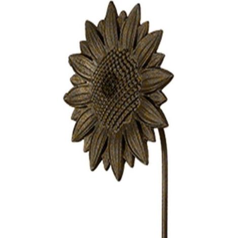 Sunflower Rusty Metal Flower Stake 3 Pk 92cm Garden Pride (1/3)