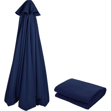 10ft Patio Umbrella Canopy Replacement Fade and Tear Resistant Outdoor Market Umbrella Cover for Lawn Garden Backyard Pool Fits 8 Or 6 Ribs (1/5)