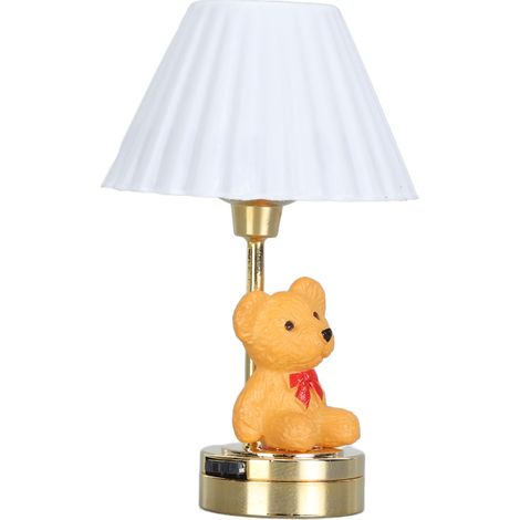 Lampe de chevet ours réaliste pour maison de poupée à l'échelle 1:12 (1/5)