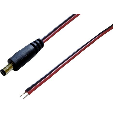 BKL Electronic 075900-750 DC-Steckverbinder DC-Hohlstecker - verzinnt 5.5 mm 2.1 mm 0.75 m 1 St. S (1/2)