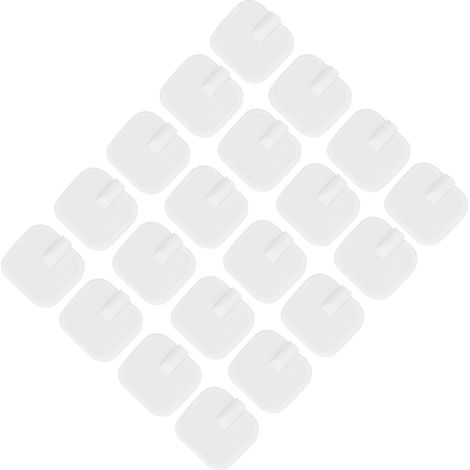 20 électrodes auto-adhésives TENS (4 x 4 cm) par sachet, pour appareil de massage TENS et de physiothérapie. (1/5)