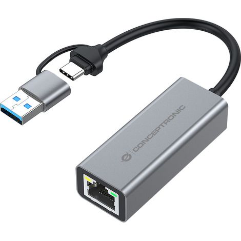 Conceptronic ABBY08G carte réseau Ethernet 5000 Mbit/s