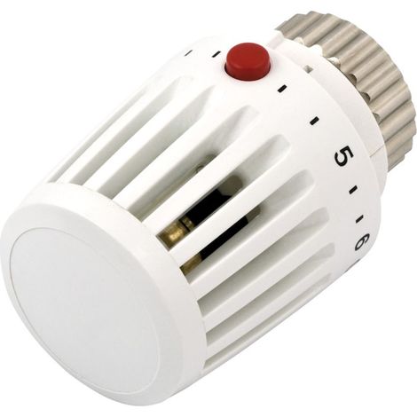 Resideo Termostato T1000 con pulsante di risparmio rosso, plastica, bianco, T1002B4W0