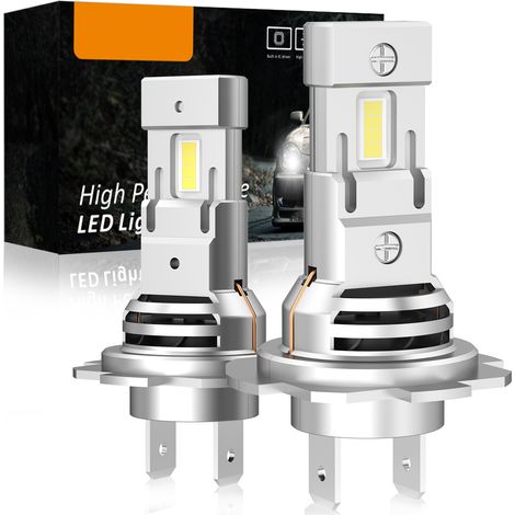 Kit Full Led Compatto H7 12V 45W 8000 Lumen Canbus All In One IP65 Dissipazione a Ventola (1/3)