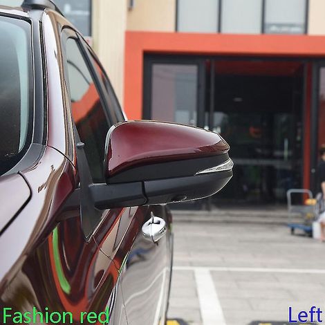 Accessoires auto - Coque de rétroviseur pour Toyota Rav4 2013-2019 - Boîtier de rétroviseur rouge - Style gauche (1/5)
