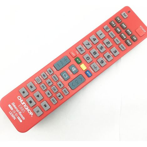 Trade Shop - UNIVERSAL-FERNBEDIENUNG FERNSEHER 8 IN 1 TV SAT DVD VCR CHUNGHOP E885 - (1/2)