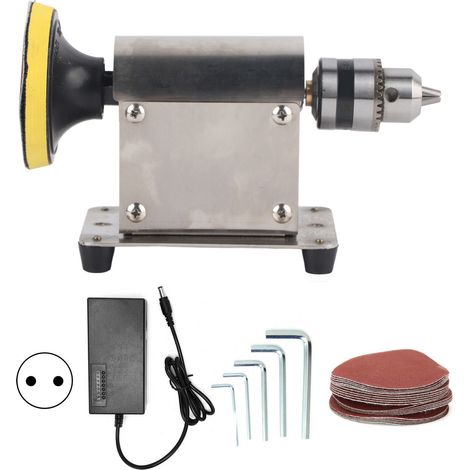 Electric Carving Grinder Benchtop Jewelry Polishing Machine Woodworking Sander Tool AC 110‑240VEU Plug 795(150W)