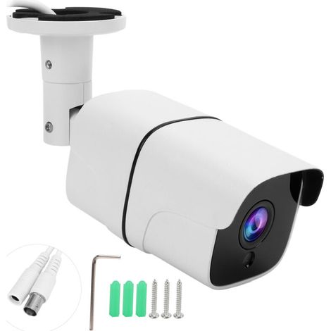 Caméra de sécurité extérieure HD 1080p 2MP IP66 IP66 Vision nocturne infrarouge imperméable grand angle pour le bureau à domicile