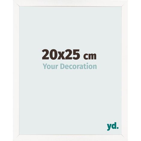 yd. - Cadre photo 20x25 - Blanc Brillant - MDF - Bologna