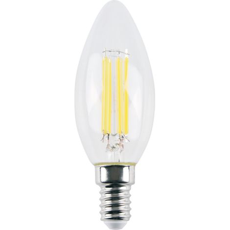 Ampoule LED E14 4,5W 4000K 550lm filament clair Polux (1/3)
