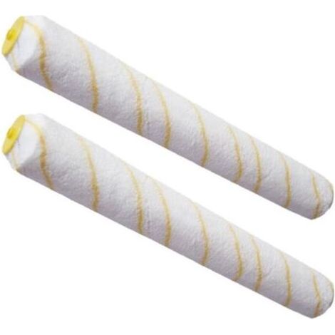 2 pièces Manchons de rouleau de 20 pouces, rouleau de peinture professionnel, Manchon de rouleau de peinture en microfibre, pour peindre les murs et les plafonds (Cheveux moyens) (1/4)