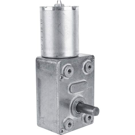 Reduction Motor, DC 12V Geared Motor, High Torque Turbo Electric Drive Motor, Boiler Motors, Reversible High Worm Geared Motor(6RPM) (1/5)