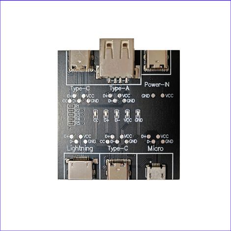 Tragbarer USB-Kabeltester, Testtool zur Stromkreiserkennung für kompatible und Micro-USB-Datenkabel (1/4)