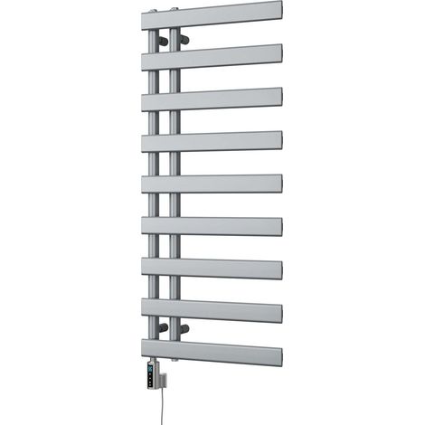 Agar - Silver Electric Towel Rail H1156mm x W500mm 500w Thermostatic WIFI (1/3)