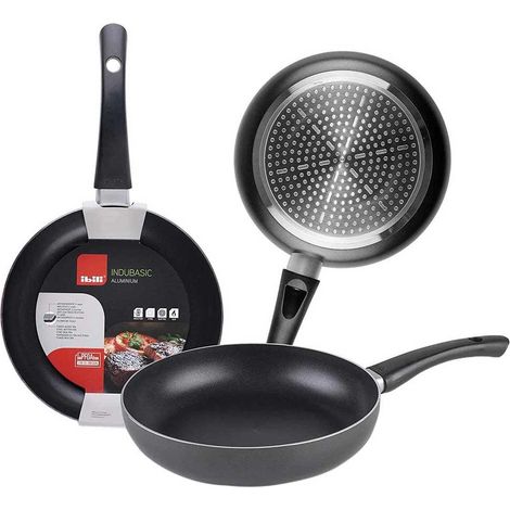 Ibili Indubasic Padella per Paella 26 cm Nera