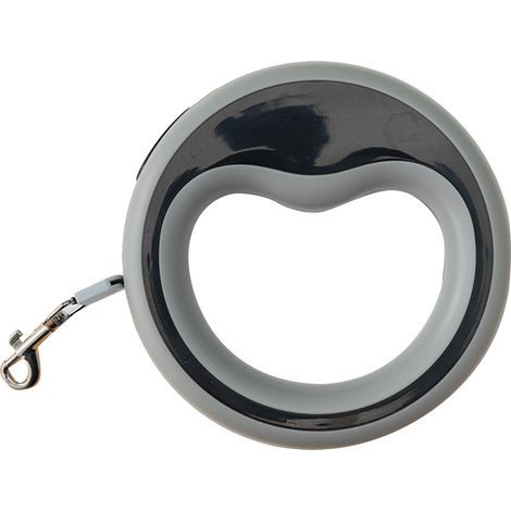 Ergonomic Retractable Dog Leash – Sturdy, Automatic, 5M, for Walks (Grey) (1/5)