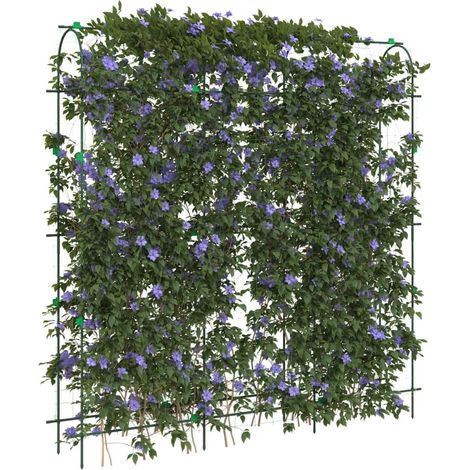 Pflanzennetz U-Rahmen 181x31x182,5 cm Stahl