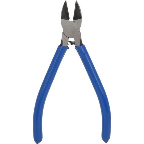 Pince Coupante, Pince Coupante Latérale Diagonale, Pince Coupante, Outil de Réparation, Bleu, Acier au Chrome-vanadium, Coupe-fil (5) (1/5)