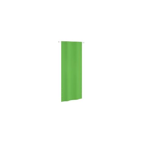 Biombo para balcón, verde claro, 100 x 240 cm, tela Oxford - Crezuo (1/4)